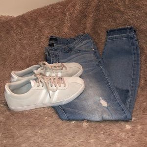 Adidas Shell-toe Beige Sneakers. 7.5